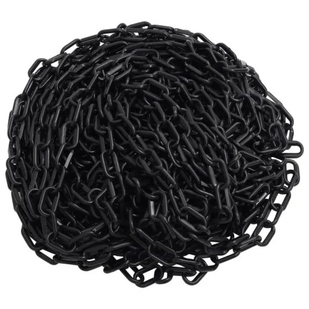Black plastic warning chain 100 m Ø4 mm by vidaXL, Safety signs - Ref: Foro24-150930, Price: 62,01 €, Discount: %