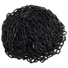 Black plastic warning chain 30 m Ø8 mm by vidaXL, Safety signs - Ref: Foro24-150933, Price: 39,86 €, Discount: %