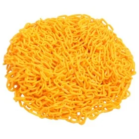 Yellow plastic warning chain 100 m Ø6 mm by vidaXL, Safety signs - Ref: Foro24-150938, Price: 77,32 €, Discount: %