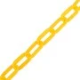 Yellow plastic warning chain 100 m Ø6 mm by vidaXL, Safety signs - Ref: Foro24-150938, Price: 77,32 €, Discount: %