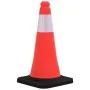 Reflective traffic cones with heavy base 4 pcs 50 cm by vidaXL, Road and traffic signs - Ref: Foro24-150941, Price: 52,94 €, ...