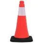 Reflective traffic cones with heavy base 4 pcs 50 cm by vidaXL, Road and traffic signs - Ref: Foro24-150941, Price: 52,94 €, ...