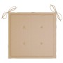Sillas comedor de jardín 3 uds madera maciza acacia y cojines