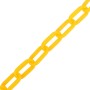 Gelbe Kunststoff-Warnkette 100 m Ø8 mm von vidaXL, Sicherheitszeichen - Ref: Foro24-150940, Preis: 121,68 €, Rabatt: %