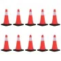 Reflective traffic cones with heavy base 10 pcs 50 cm by vidaXL, Road and traffic signs - Ref: Foro24-150942, Price: 91,72 €,...