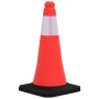 Reflective traffic cones with heavy base 10 pcs 50 cm by vidaXL, Road and traffic signs - Ref: Foro24-150942, Price: 102,02 €...