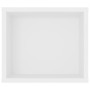 Mueble de TV colgante madera contrachapada blanco 100x30x26,5cm en Muebles TV | Comprar online en Foro24