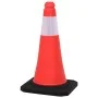 Reflective traffic cones with heavy base 10 pcs 50 cm by vidaXL, Road and traffic signs - Ref: Foro24-150942, Price: 91,72 €,...