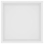 Mueble de pared para TV madera contrachapada blanco 102x35x35cm
