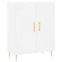 Hohes weißes Sperrholz-Sideboard 69,5 x 34 x 180 cm von vidaXL, Sideboards - Ref: Foro24-3189941, Preis: 135,85 €, Rabatt: %