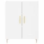 Hohes weißes Sperrholz-Sideboard 69,5 x 34 x 180 cm von vidaXL, Sideboards - Ref: Foro24-3189941, Preis: 130,39 €, Rabatt: %