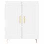 Hohes weißes Sperrholz-Sideboard 69,5 x 34 x 180 cm von vidaXL, Sideboards - Ref: Foro24-3189941, Preis: 135,85 €, Rabatt: %