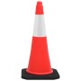 Reflective traffic cones with heavy base 4 pcs 75 cm by vidaXL, Road and traffic signs - Ref: Foro24-150943, Price: 102,33 €,...