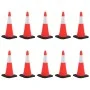 Reflective traffic cones with heavy base 10 units 75 cm by vidaXL, Road and traffic signs - Ref: Foro24-150944, Price: 190,80...