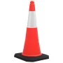 Reflective traffic cones with heavy base 10 units 75 cm by vidaXL, Road and traffic signs - Ref: Foro24-150944, Price: 190,80...