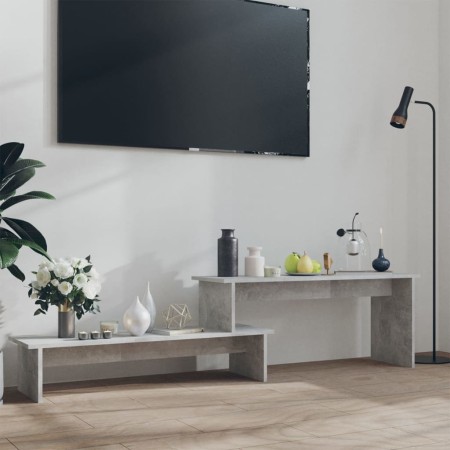 Mueble para TV madera contrachapada gris hormigón 180x30x43 cm en Muebles TV | Comprar online en Foro24
