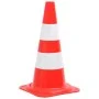 Reflective traffic cones 20 units red and white 50 cm by vidaXL, Road and traffic signs - Ref: Foro24-150947, Price: 160,48 €...