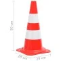 Reflective traffic cones 20 units red and white 50 cm by vidaXL, Road and traffic signs - Ref: Foro24-150947, Price: 160,48 €...