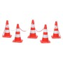 Cone game with chain 10 m red and white by vidaXL, Road and traffic signs - Ref: Foro24-150948, Price: 103,16 €, Discount: %