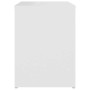 Mesitas de noche 2 uds madera contrachapada blanco 40x30x40 cm
