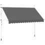 Toldo retráctil de operación manual antracita 350 cm