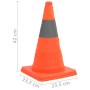 Conos de tráfico emergentes 10 unidades 42 cm de vidaXL, Señales de advertencia y protección - Ref: Foro24-150950, Precio: 89...