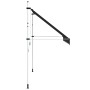 Toldo retráctil de operación manual antracita 350 cm