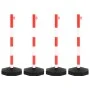 Barrier set with posts and plastic chain 10 m by vidaXL, Road and traffic signs - Ref: Foro24-150954, Price: 67,38 €, Discoun...