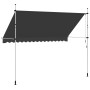 Toldo retráctil de operación manual antracita 350 cm