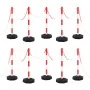 Barrier set with posts and plastic chain 10 m by vidaXL, Road and traffic signs - Ref: Foro24-150955, Price: 134,09 €, Discou...
