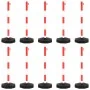 Barrier set with posts and plastic chain 10 m by vidaXL, Road and traffic signs - Ref: Foro24-150955, Price: 134,09 €, Discou...