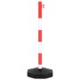 Barrier set with posts and plastic chain 10 m by vidaXL, Road and traffic signs - Ref: Foro24-150955, Price: 141,00 €, Discou...