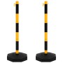 Barrier set with posts and plastic chain 10 m by vidaXL, Road and traffic signs - Ref: Foro24-150956, Price: 41,68 €, Discoun...