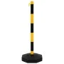 Barrier set with posts and plastic chain 10 m by vidaXL, Road and traffic signs - Ref: Foro24-150956, Price: 43,15 €, Discoun...