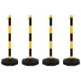 Barrier set with posts and plastic chain 10 m by vidaXL, Road and traffic signs - Ref: Foro24-150957, Price: 68,72 €, Discoun...