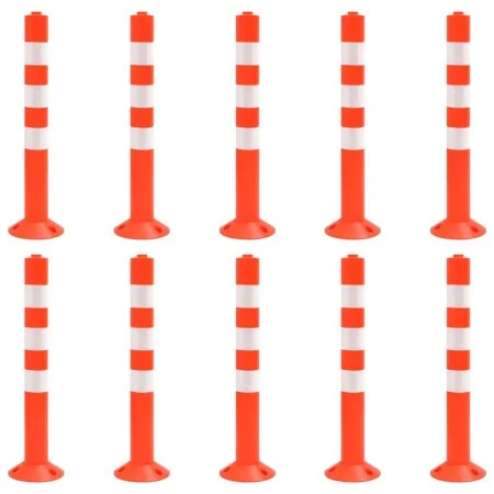 Verkehrskontrollpoller 10 Stück PE 75 cm von vidaXL, Parkschilder und Furten - Ref: Foro24-150961, Preis: 195,54 €, Rabatt: %
