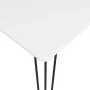 High table and bar stools 5 pieces black and white by vidaXL, Furniture sets for kitchens and dining rooms - Ref: Foro24-3057...