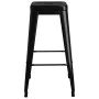 Hoher Tisch und Barhocker 5 Stück schwarz und weiß von vidaXL, Möbelsets für Küchen und Esszimmer - Ref: Foro24-3057401, Prei...