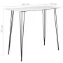 Hoher Tisch und Barhocker 5 Stück schwarz und weiß von vidaXL, Möbelsets für Küchen und Esszimmer - Ref: Foro24-3057401, Prei...