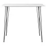 3-piece white high table and bar stools set by vidaXL, Furniture sets for kitchens and dining rooms - Ref: Foro24-3057832, Pr...