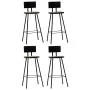 5-piece white high table and bar stools set by vidaXL, Furniture sets for kitchens and dining rooms - Ref: Foro24-3057833, Pr...