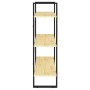 Estantería de 3 niveles madera maciza de pino 80x30x105 cm