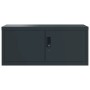 Anthracite gray steel filing cabinet 90x40x145 cm by vidaXL, Lockers and storage cabinets - Ref: Foro24-3188330, Price: 322,8...