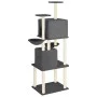 Cat scratcher with dark gray sisal posts 180 cm by vidaXL, Cat furniture - Ref: Foro24-172033, Price: 93,23 €, Discount: %