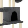 Cat scratcher with dark gray sisal posts 180 cm by vidaXL, Cat furniture - Ref: Foro24-172033, Price: 93,23 €, Discount: %