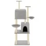 Cat scratching post with light gray sisal posts 180 cm by vidaXL, Cat furniture - Ref: Foro24-172032, Price: 83,71 €, Discoun...