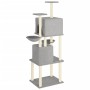 Cat scratching post with light gray sisal posts 180 cm by vidaXL, Cat furniture - Ref: Foro24-172032, Price: 84,98 €, Discoun...