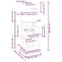 Katzenkratzbaum mit hellgrauen Sisalstämmen 180 cm von vidaXL, Katzenmöbel - Ref: Foro24-172032, Preis: 83,71 €, Rabatt: %