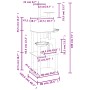 Katzenkratzbaum mit hellgrauen Sisalstämmen 180 cm von vidaXL, Katzenmöbel - Ref: Foro24-172032, Preis: 84,98 €, Rabatt: %