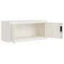 White steel filing cabinet 90x40x130 cm by vidaXL, Lockers and storage cabinets - Ref: Foro24-3188311, Price: 372,87 €, Disco...